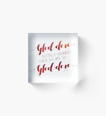Gled dere alltid i Herren Acrylic Block