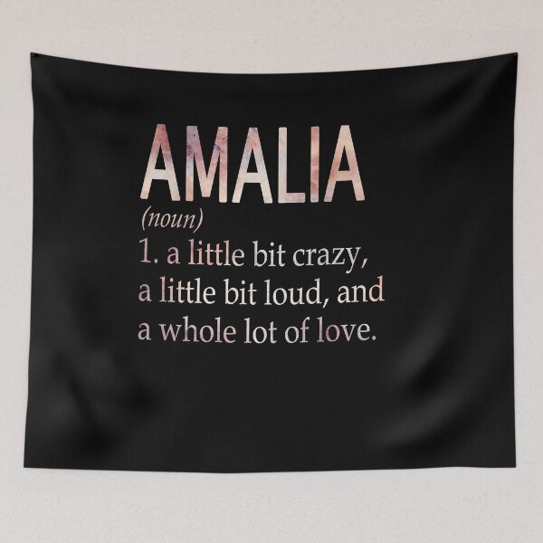 Item preview, Amalia Girl Name Definition designed and sold by Alexmdast.