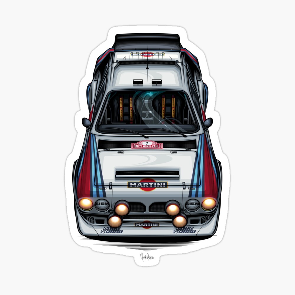 Lancia Delta S4 Group B Art Poster for Sale by marioramosart