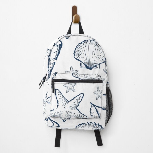 Item preview, Pattern with seashells, starfish and snails designed and sold by Shirtey.