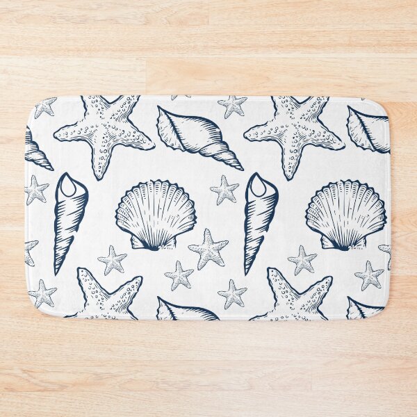 Item preview, Pattern with seashells, starfish and snails designed and sold by Shirtey.