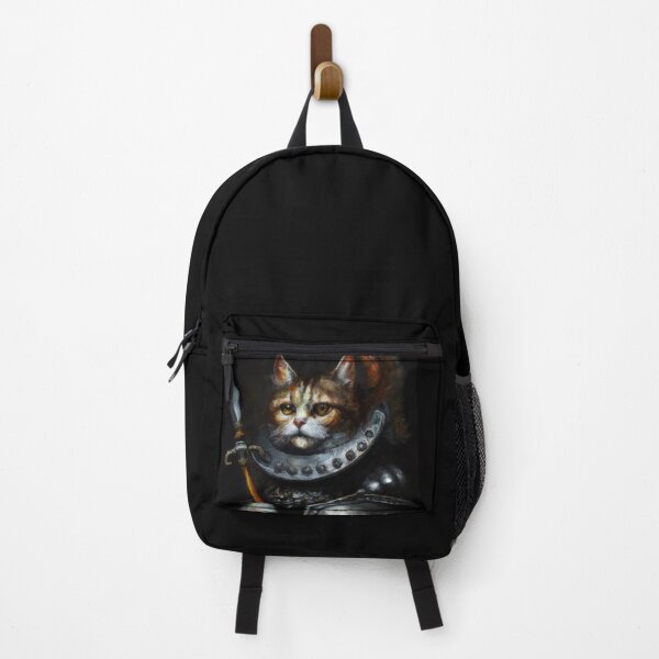 Item preview, Sancho the Cat, with armor and spear (Baroque) designed and sold by thecatandkettle.