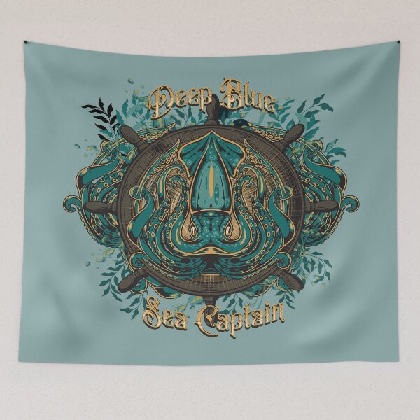 Item preview, Deep Blue Sea Captain designed and sold by bizbostudio.
