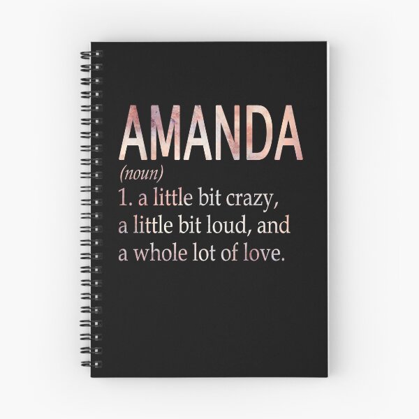 Artikelvorschau, Definition des Mädchennamens Amanda entworfen und verkauft von Alexmdast.