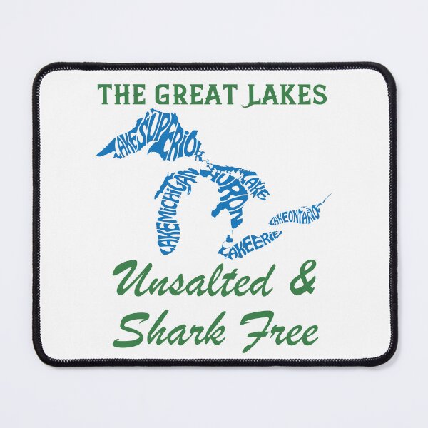 Item preview, The Great Lakes - Unsalted and Shark Free designed and sold by LovenLaughter.