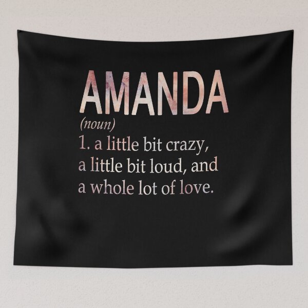 Item preview, Amanda Girl Name Definition designed and sold by Alexmdast.