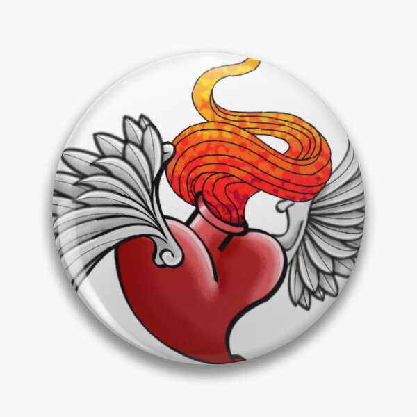 Item preview, Milagro heart with wings designed and sold by gavmanart.