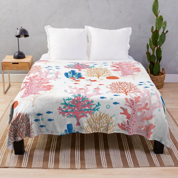 Item preview, Patterns of reef with corals, seaweed and fish designed and sold by Shirtey.
