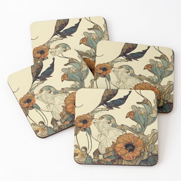 Item preview, Flowers and birds  designed and sold by niks1351.
