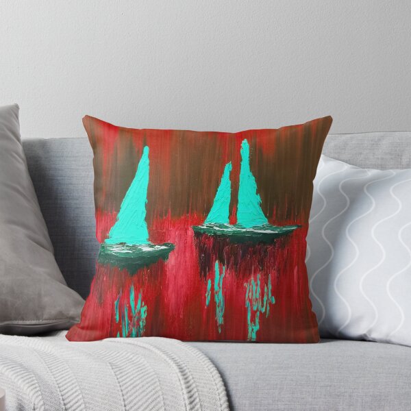 Item preview, Lovely Night Anchor Teal-Red designed and sold by kibazor.