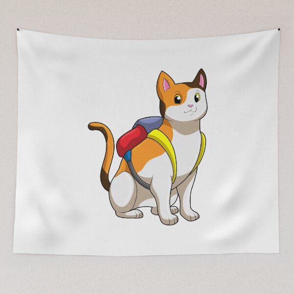 Item preview, Cat with Satchel designed and sold by Snabdesign84.