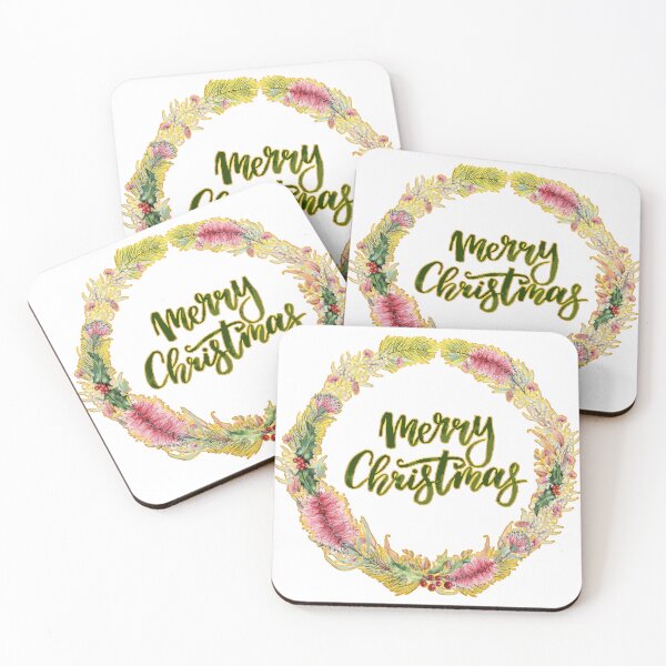 Item preview, Merry Christmas - An Australian Native Floral Wreath designed and sold by Annalee Beer.