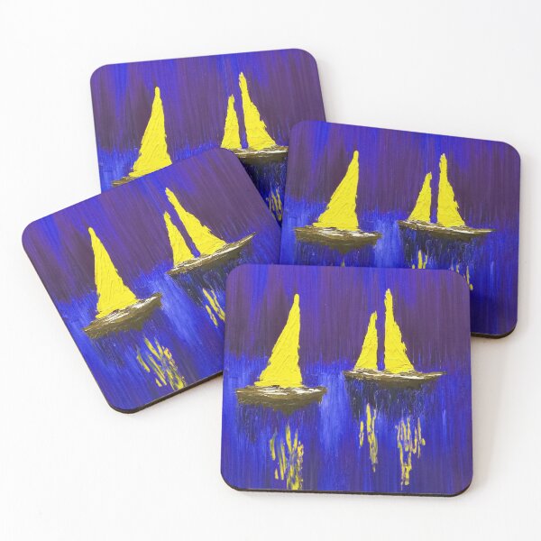 Item preview, Lovely Night Anchor Yellow-Blue designed and sold by kibazor.