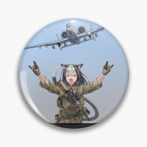 Item preview, CAT GIRL A-10 THUNDERBOLT "BRRRT" designed and sold by JeniBoyleg.