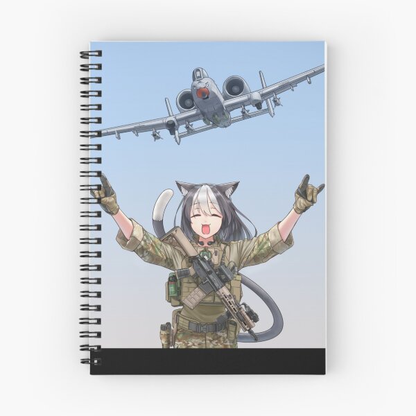 Item preview, CAT GIRL A-10 THUNDERBOLT "BRRRT" designed and sold by JeniBoyleg.