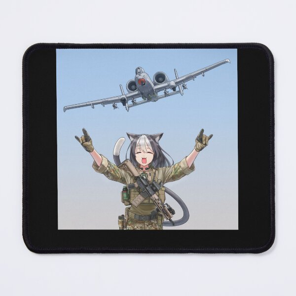 Item preview, CAT GIRL A-10 THUNDERBOLT "BRRRT" designed and sold by JeniBoyleg.