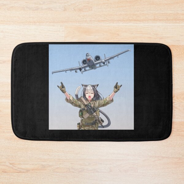 Item preview, CAT GIRL A-10 THUNDERBOLT "BRRRT" designed and sold by JeniBoyleg.
