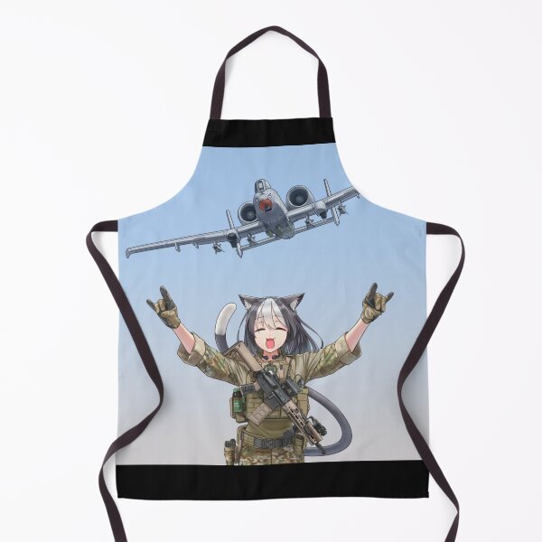 Item preview, CAT GIRL A-10 THUNDERBOLT "BRRRT" designed and sold by JeniBoyleg.