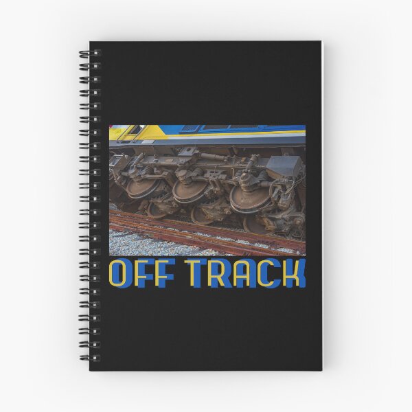 Item preview, Off Track Railroad Locomotive Engine has Derailed Perfect Gift for Train Lovers, Rail Fans designed and sold by jamie Omahen.