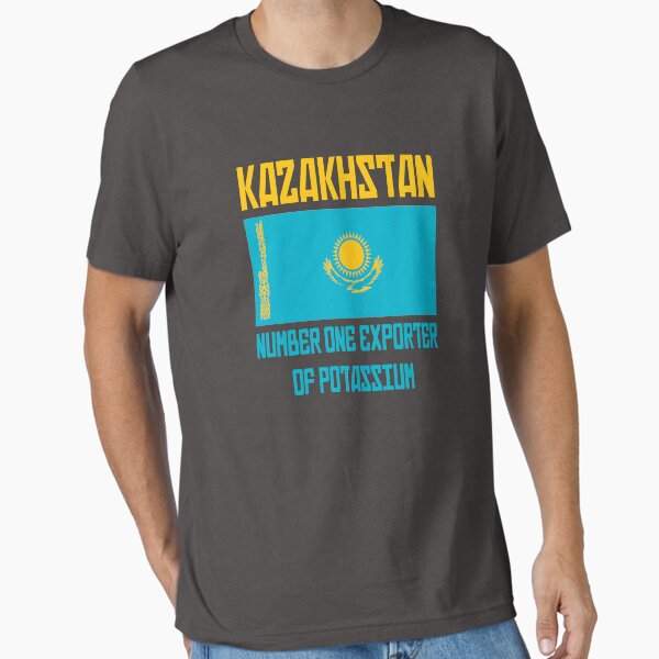 Aperçu de l'œuvre Kazakhstan - Numéro un exportateur de potassium - Borat créée et vendue par everything-shop.