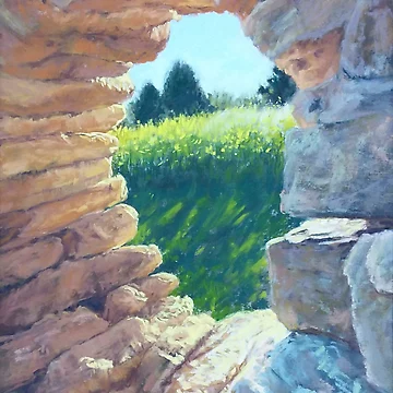 Artwork thumbnail, Stone Window by Heather Kitching