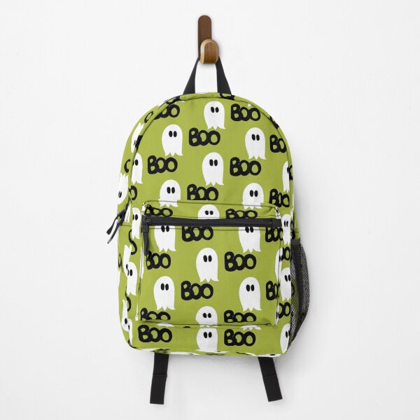 Item preview, Cute ghost cartoon with BOO text green frame designed and sold by AngelDawnDesign.