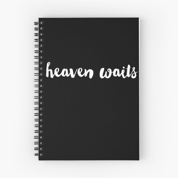 Item preview, Heaven Waits white text designed and sold by flowerbreaths.