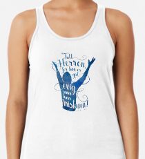 Takk Herren for han er god Racerback Tank Top