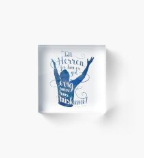 Takk Herren for han er god Acrylic Block