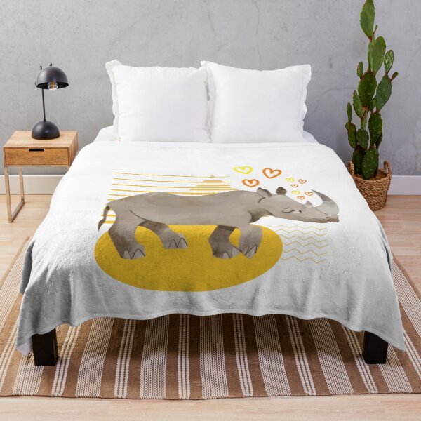 Item preview, Amazing rhino design with yellow designed and sold by Douniaya.