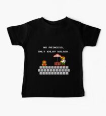 Sorry Mario the men's room is in another castle Baby Tee