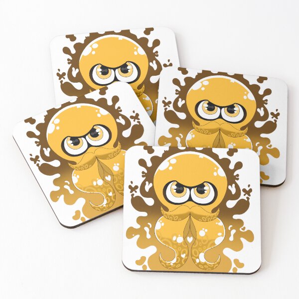 Item preview, Golden Yellow Inky Octo Splash designed and sold by Tsubaki Hoshiko.