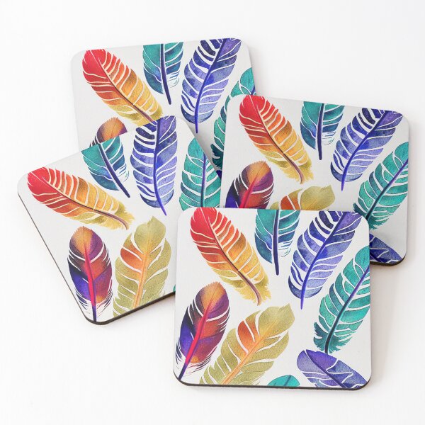 Item preview, Feathers watercolor  designed and sold by artsyworldart.