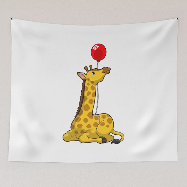 Artikelvorschau, Giraffe mit Luftballon entworfen und verkauft von Snabdesign84.