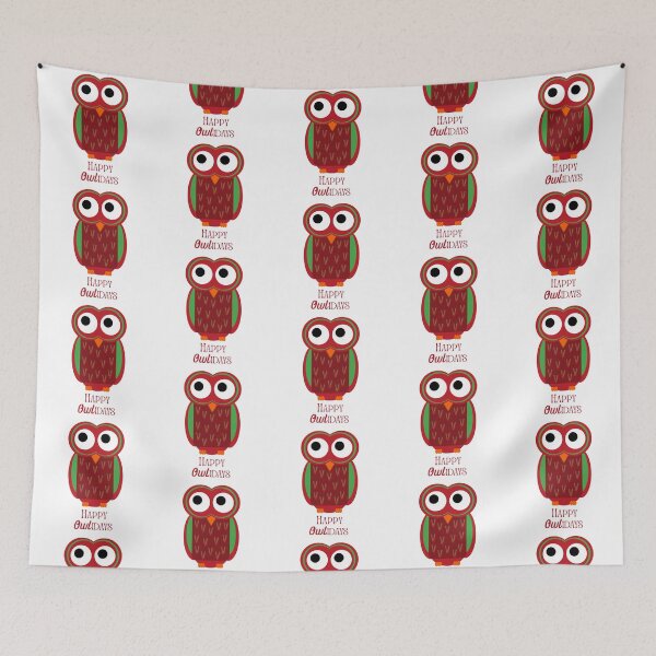 Item preview, Happy OWL-idays  designed and sold by Suzakara Designs.