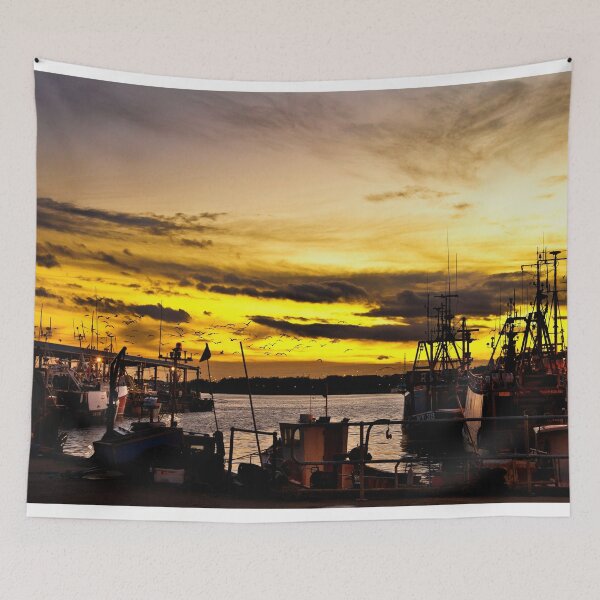 Item preview, North Shields Fish Quay at Dusk designed and sold by Violaman.
