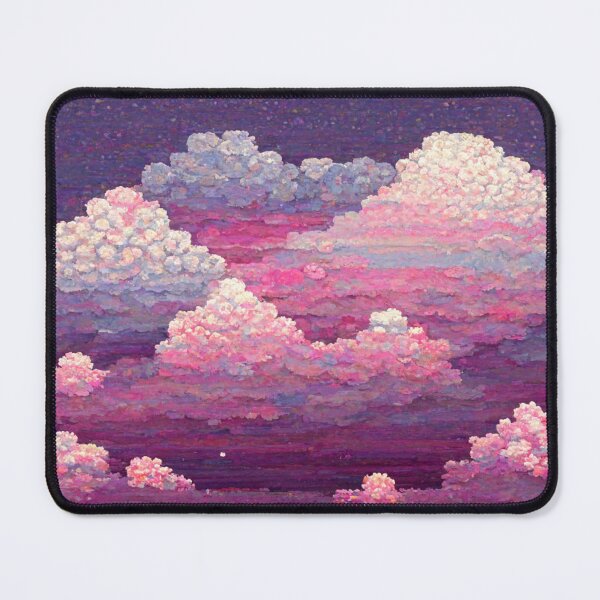 Artikelvorschau, rosa und lila Wolken entworfen und verkauft von Scionic.