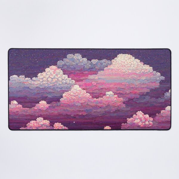 Artikelvorschau, rosa und lila Wolken entworfen und verkauft von Scionic.
