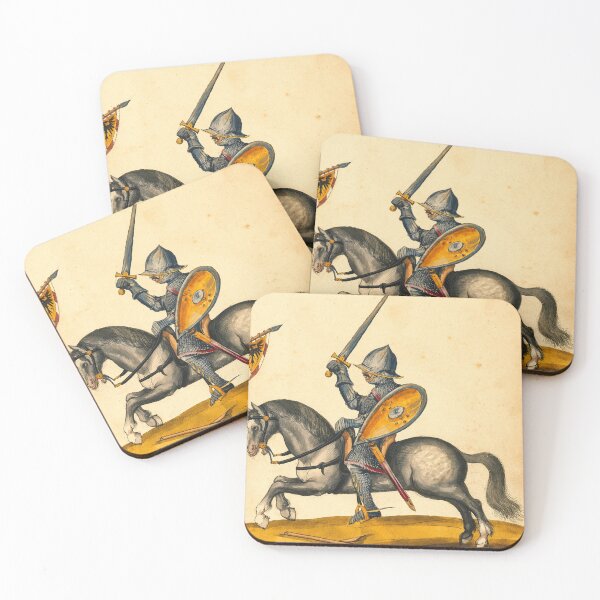 Item preview, Knight in Armor, from a Medieval Manuscript designed and sold by IlluminatedPage.