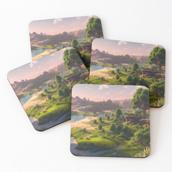 Item preview, Beautifull Savannah Lake Painting designed and sold by magicalcool.
