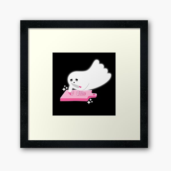 Chopping Ghost Framed Art Print