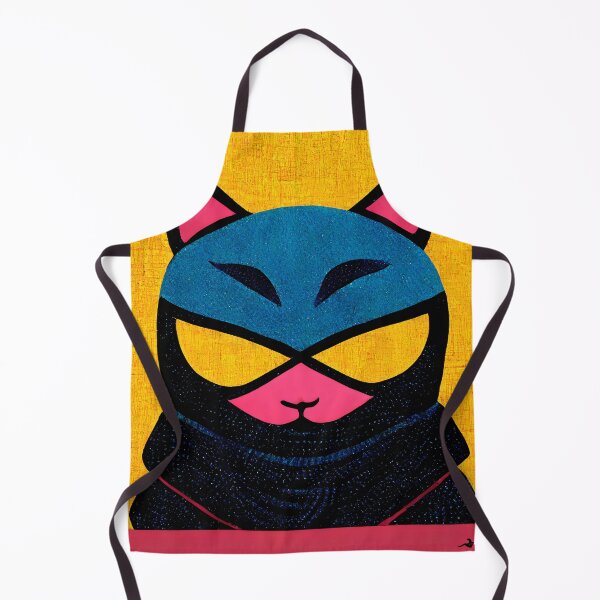 Item preview, Ninja Cat Pop Art 3 designed and sold by AiBroughtToLife.