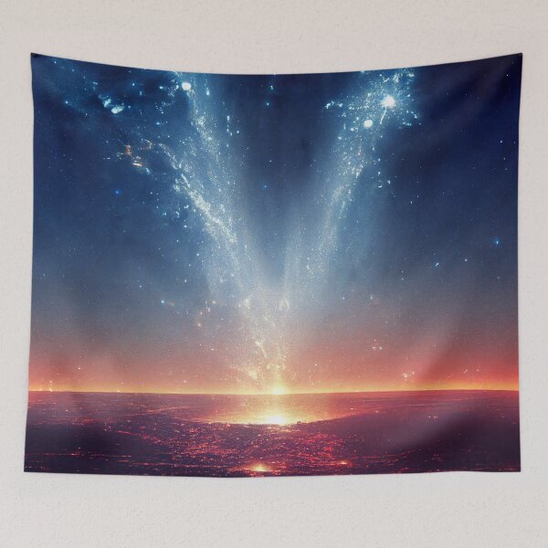 Item preview, scorched planet spewing stars designed and sold by Scionic.