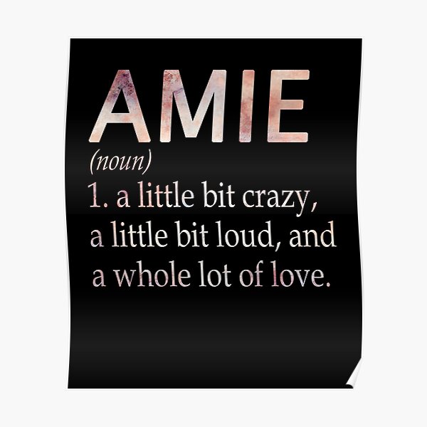 Amie Posters For Sale Redbubble