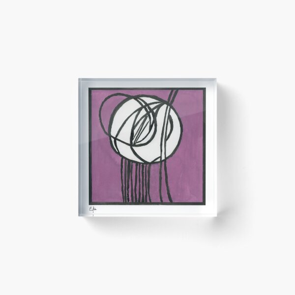 Item preview, Rosebud Glass Panel by Charles Rennie Mackintosh - Watercolor designed and sold by Eugenia Alvarez.