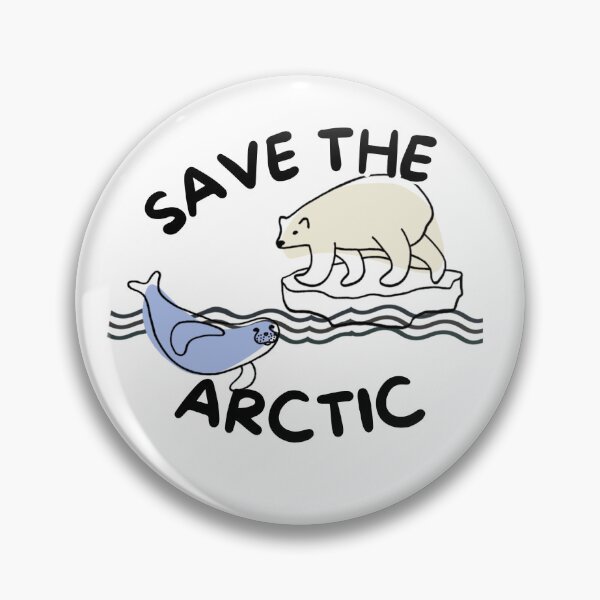 Item preview, Save the Arctic designed and sold by bmfabricdesigns.