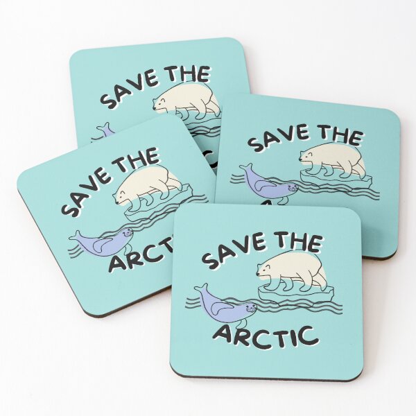 Item preview, Save the Arctic designed and sold by bmfabricdesigns.