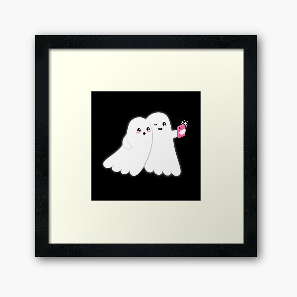 Selfie Ghosts Framed Art Print