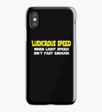 Ludicrous Speed iPhone Case