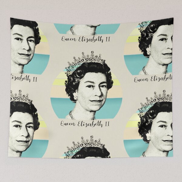 Item preview, Queen Elizabeth II - Vintage Sunset designed and sold by AOCollections.